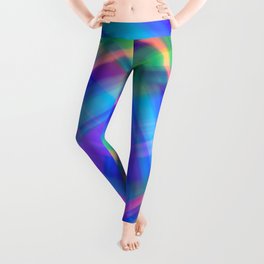 Vintage curved ellipse with a crisp nautical accent and all the colors of the rainbow. Leggings
