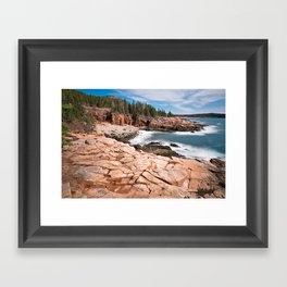 Acadia National Park - Thunder Hole Framed Art Print