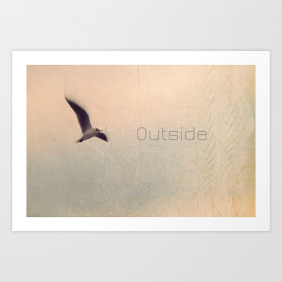 outside Art Print