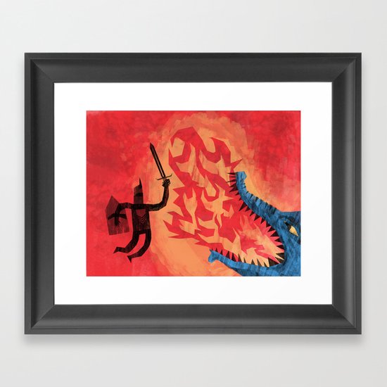 Final Blow, Framed Art Print