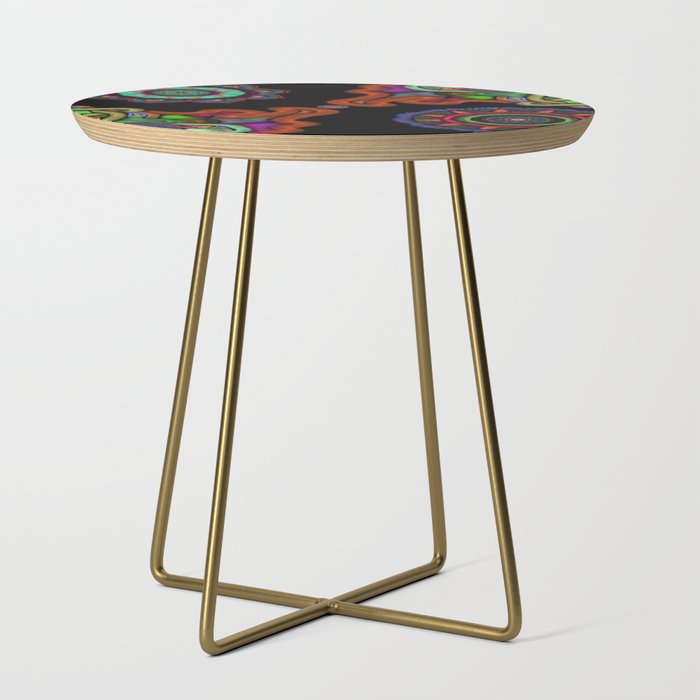 Music Collages and Music Festivals Side Table