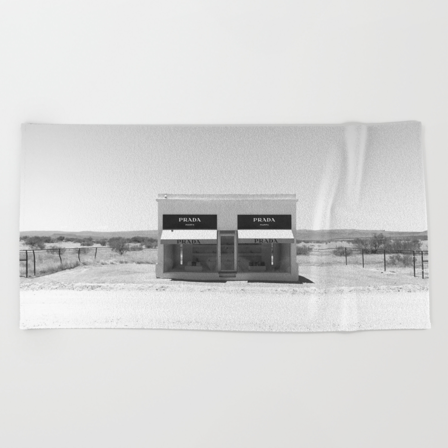 Desert Materialism Marfa Beach Towel by Lauren Darla Carroll | Society6