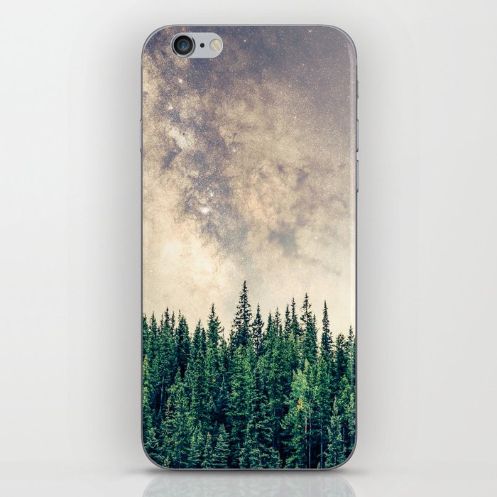 Forest Night Sky iPhone Skin