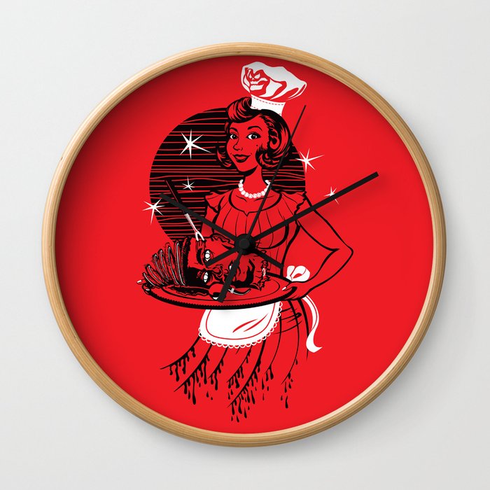 You're Being Served... for dinner Wall Clock