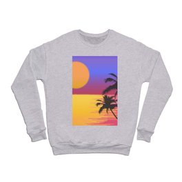 Tropical Sunset Crewneck Sweatshirt