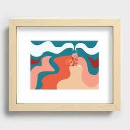 squiggle Recessed Framed Print