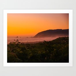 Cannon Beach Sunset Art Print