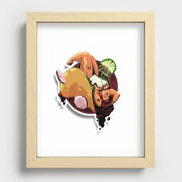 Taco Queen Recessed Framed Print