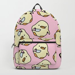 Duck with a knife meme pattern Backpack