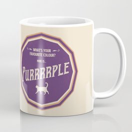 What's your favourite colour? Purrrrple Mug