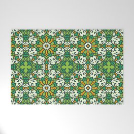 Traditional Moroccan Pattern Welcome Mat