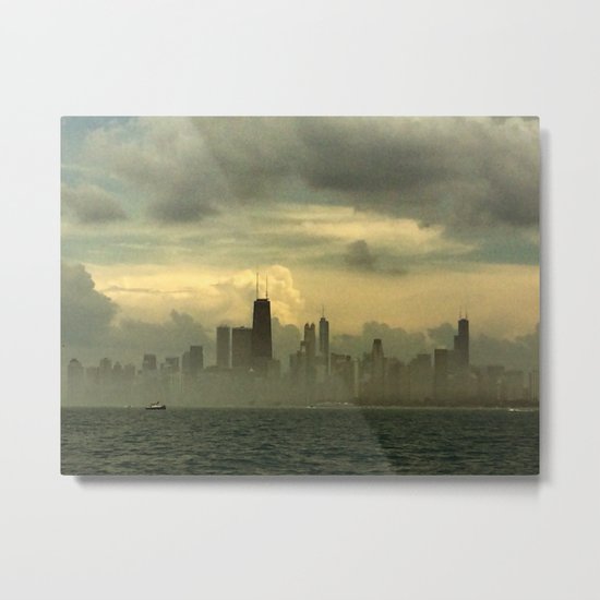 Foggy Michigan Sea #4 Metal Print