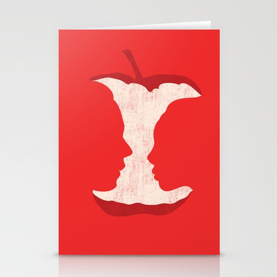 The apple of my eye Stationery Cards