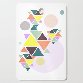 geometric abstraction/ minimalist wall art/ poster/ geometric wall art/ shapes/ abstract minimal print/ digital print Cutting Board