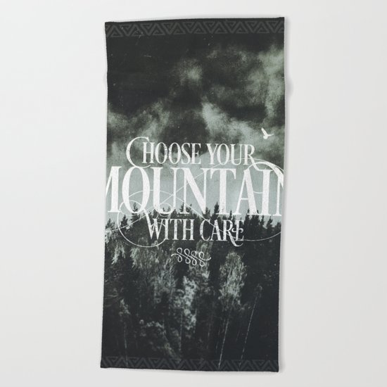Choose wisely Beach Towel
