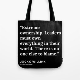 44 | Jocko Willink Quotes | 191106 Tote Bag