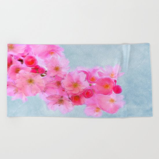 Cherry Blossom (in memory of Mackenzie) Beach Towel