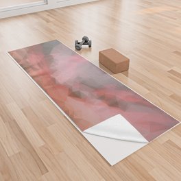 Fragmented Sunset Yoga Towel