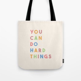 You Can Do Hard Things Tote Bag