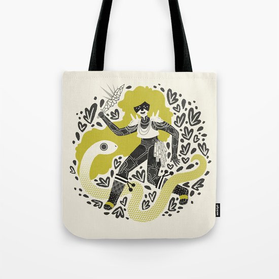 The Serpent Knight Tote Bag