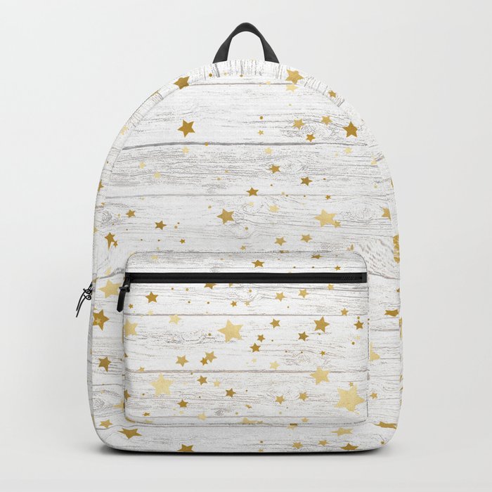 Christmas gold stars #1 Backpack