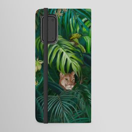 Jungle Lion Prints Android Wallet Case