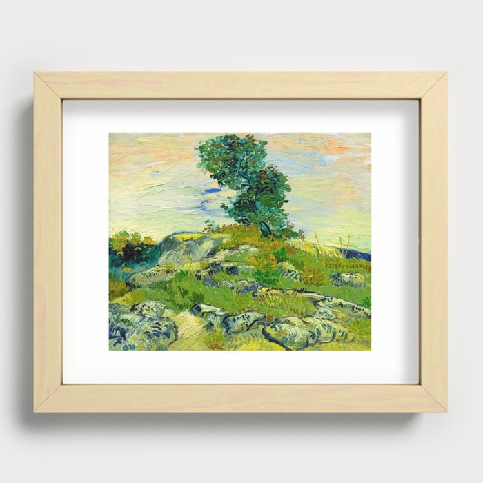 The Rocks, 1888 by Vincent van Gogh Recessed Framed Print