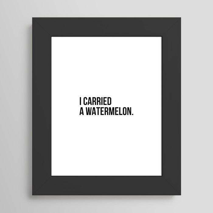 Framed Art Print