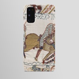 Battle of Hastings- Bayeux Tapestry King Harold Is Killed Arrow In Eye Android Case