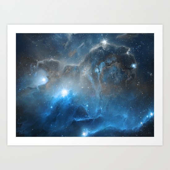 Ice, Dust and a Billion of Stars Art Print