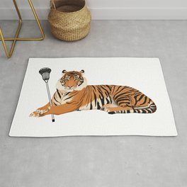 Lacrosse Tiger Area & Throw Rug