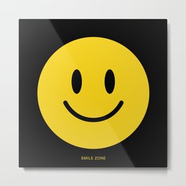 Smile Zone I Metal Print | Graphicdesign, Vector, Cartoon, Smile, Pop Art, Comic, Digital, Graphic Design 