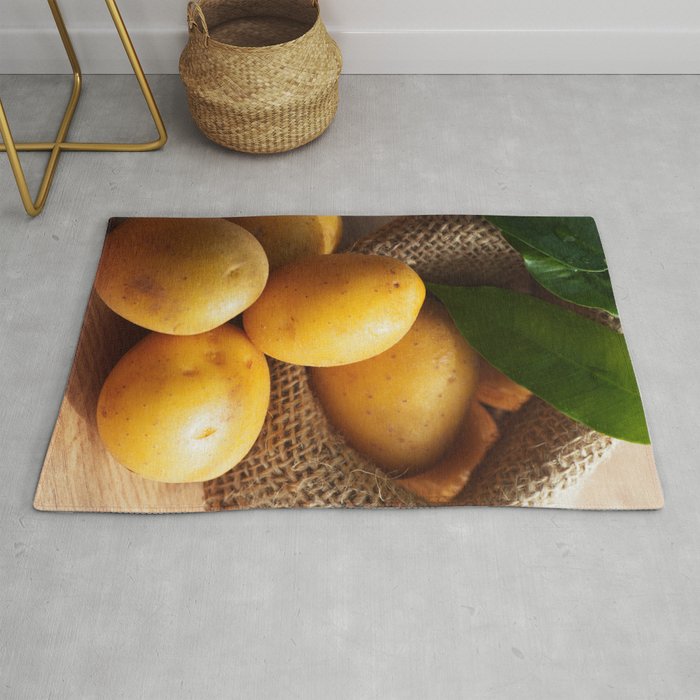 Farmer Potato For Your Design In The Kitchen Rug By