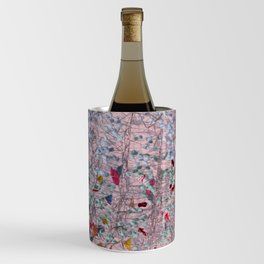 Grey Abstract Wine Chiller