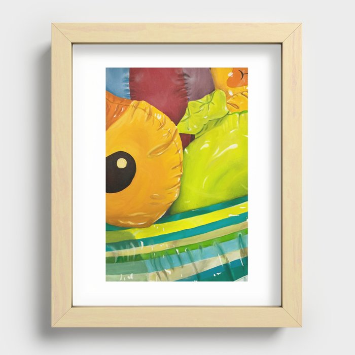 Poolside Cacaphony Recessed Framed Print