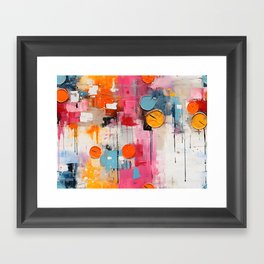 Candied Lilly Pads Framed Art Print