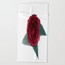 Deadly Rose Beach Towel