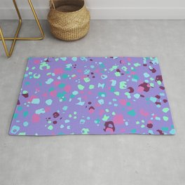 Neon Candies pattern Area & Throw Rug