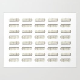 Xanax, Please - Flipped Art Print