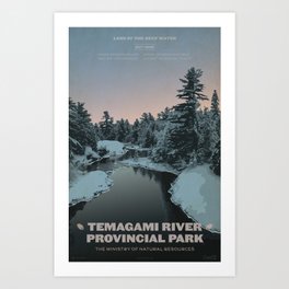 Temagami River Provincial Park Art Print