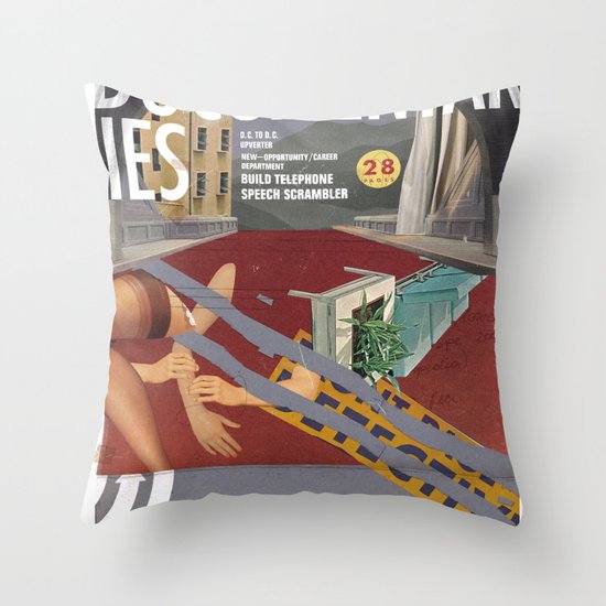 Vans and Color Magazine Customs Throw Pillow