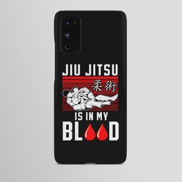 Jiu Jitsu Bjj Jiu Jitsu It'S In My Blood Retro Vintage Android Case