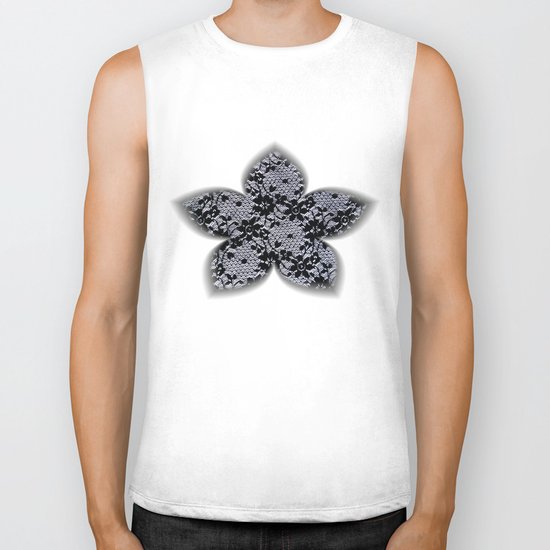 Black Lace Biker Tank