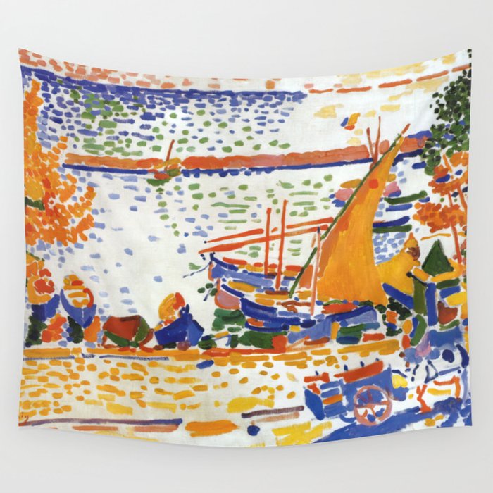 André Derain - Port de Collioure Wall Tapestry