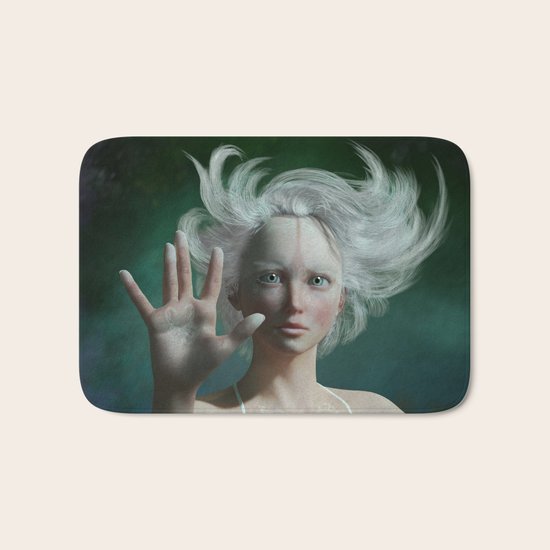 White Faun Bath Mat