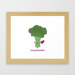 Love you Bunches Framed Art Print