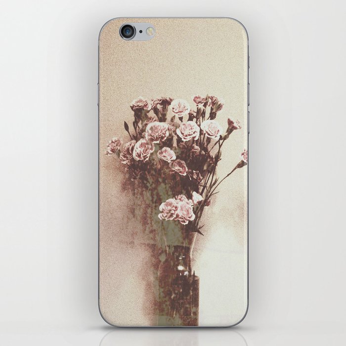 Abstract Vintage Flowers iPhone Skin