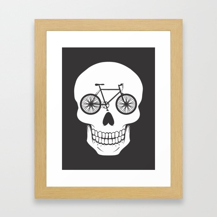 Bikehead Framed Art Print