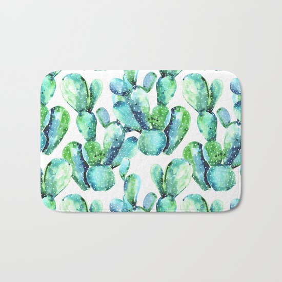 Cactus Tropicana Bath Mat