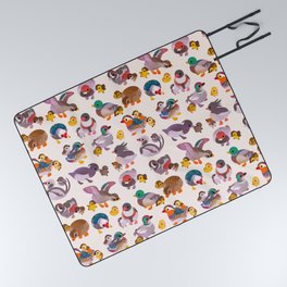 Duck and Duckling Picnic Blanket